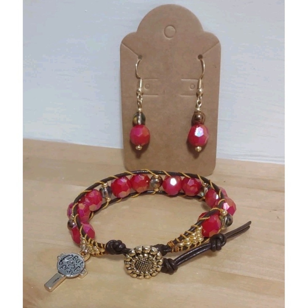 Ravishing Red Jewelry Set